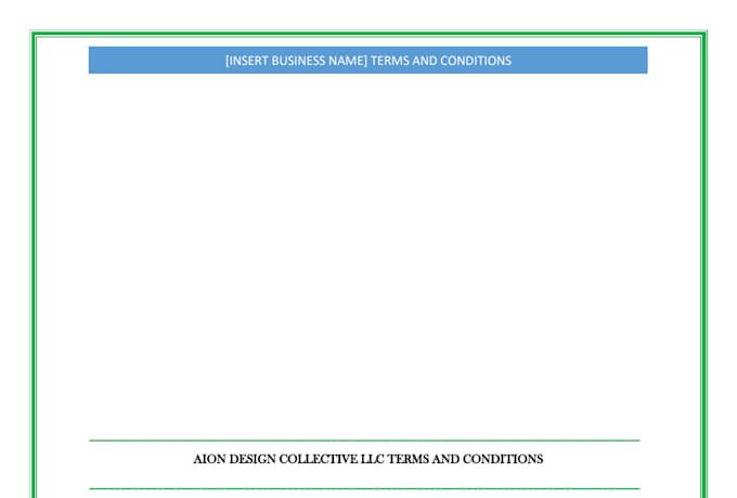 draft website legal documents privacy policy and terms